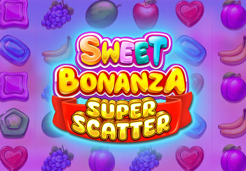 Игровой автомат Sweet Bonanza Super Scatter в Lova Casino